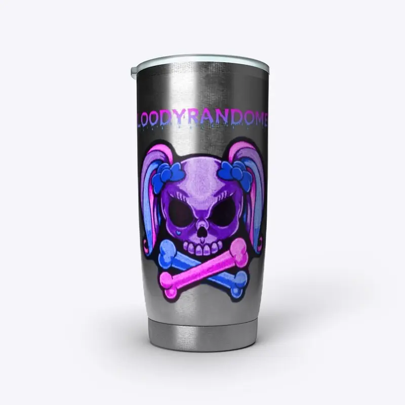 Randomer Skull Tumbler 20oz