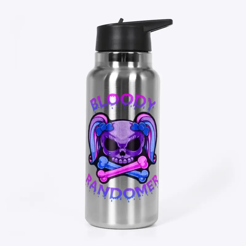 Randomer Skull Water Bottle 